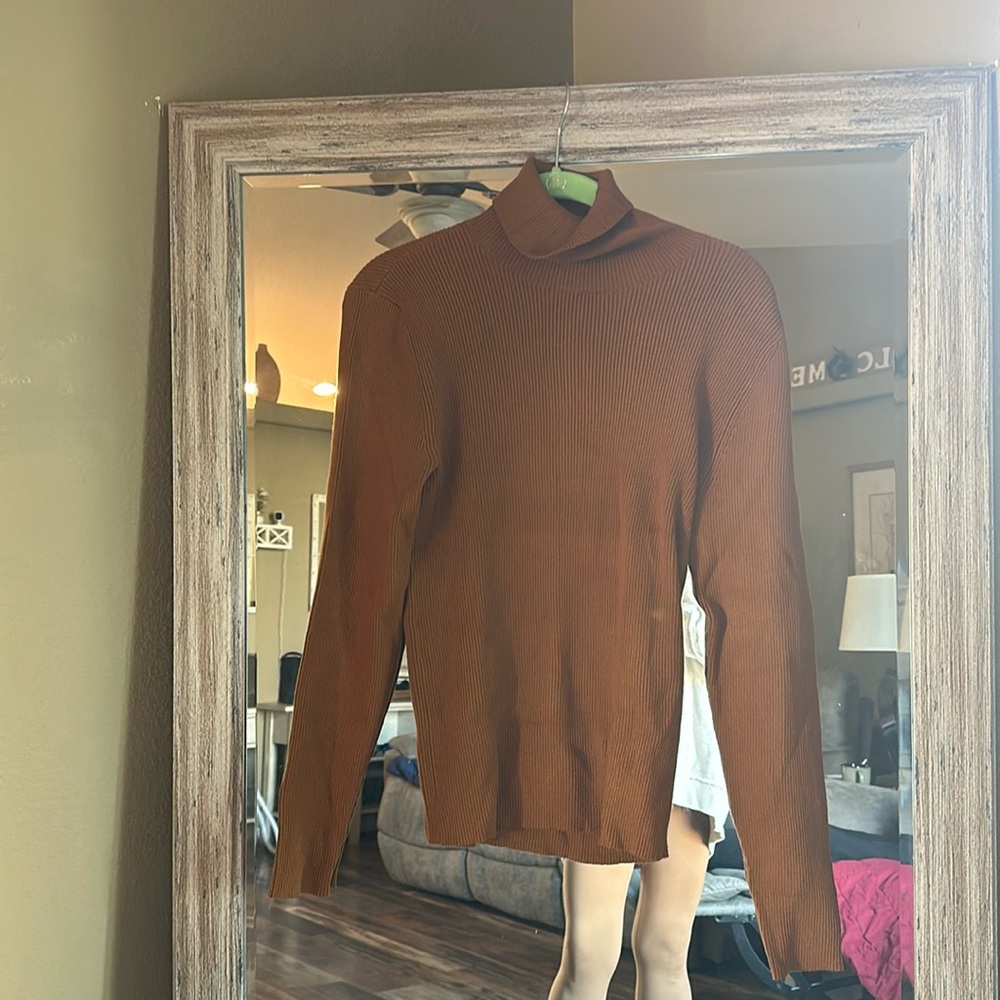 Nine west Large Copper turtleneck